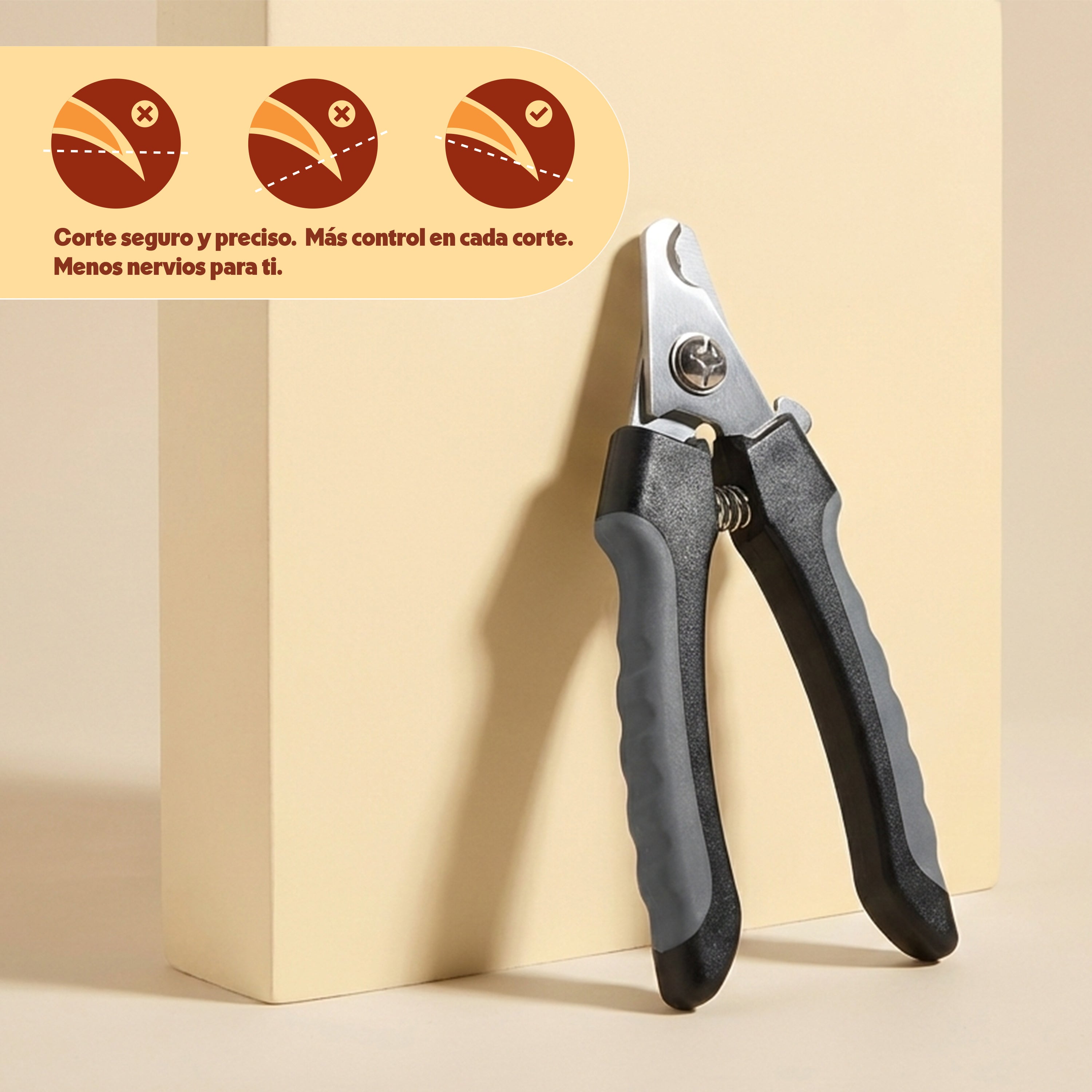 Cortaúñas con seguro