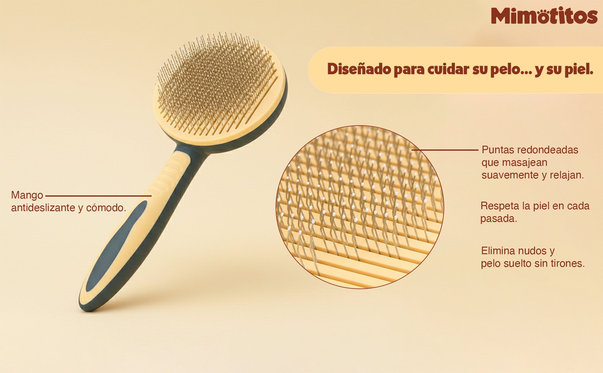 Cepillo antinudos